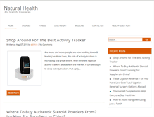 Tablet Screenshot of natural-health.co.uk