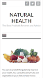 Mobile Screenshot of natural-health.com
