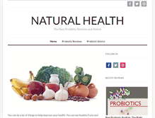 Tablet Screenshot of natural-health.com